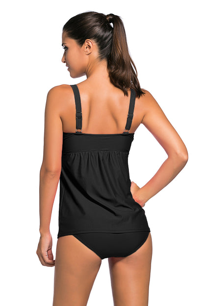 2pcs Swing Tankini Swimsuit