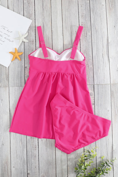 2pcs Swing Tankini Swimsuit